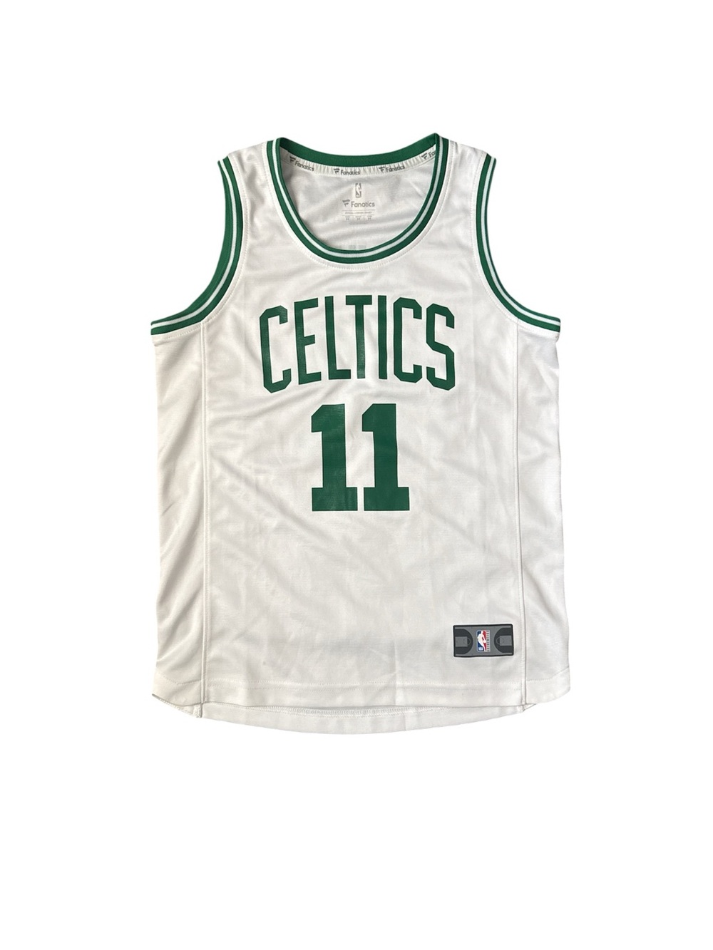 Celtics #11 Kyrie Irving White & Green Youth NBA Jersey